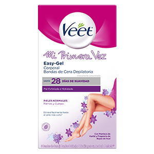 Bandas depilatorias Mi Primera Vez Veet Colombia